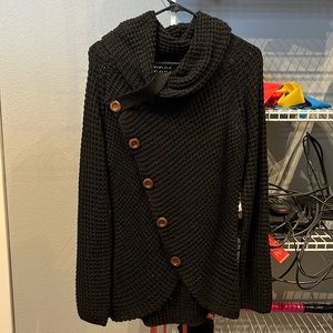 Oversized black sweater